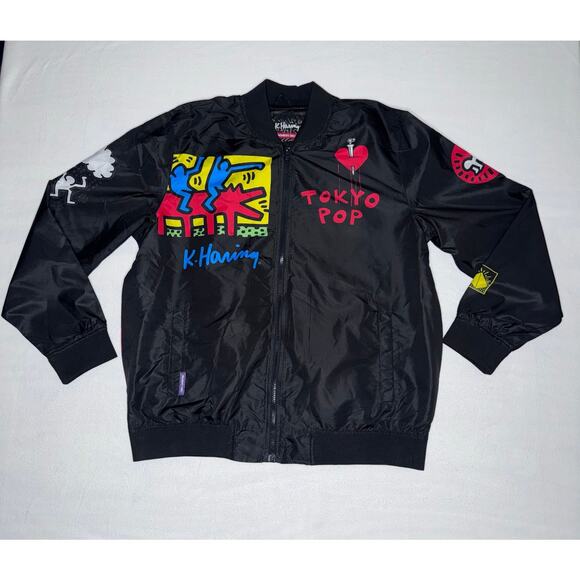 Tokyo Pop K. Haring Bomber Jacket - Picture 1 of 9